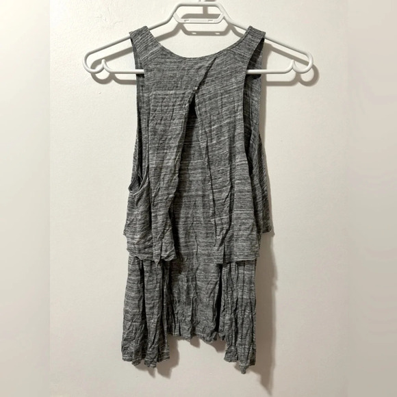 Aritzia Wilfred Gray Soft Open Back Tank Top Size XXS‎ - Picture 2 of 3